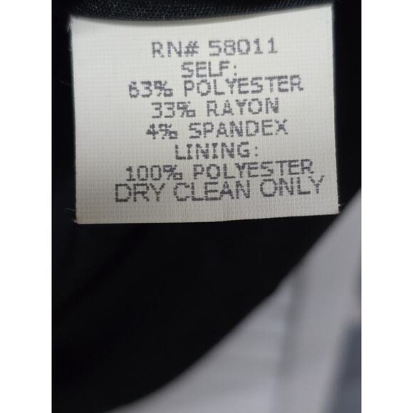 David Meister Womens Back Zip Short Sleeve V Neck Sheath Dress Black Size 4 - Picture 5 of 8